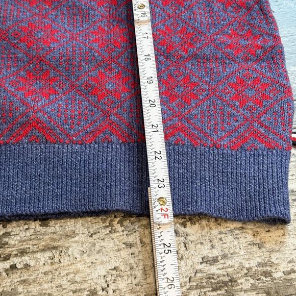 Tommy‎ Hilfiger Sweater Womens Medium Snowflake Crewneck Pullover Wool Blend NEW - Picture 13 of 14